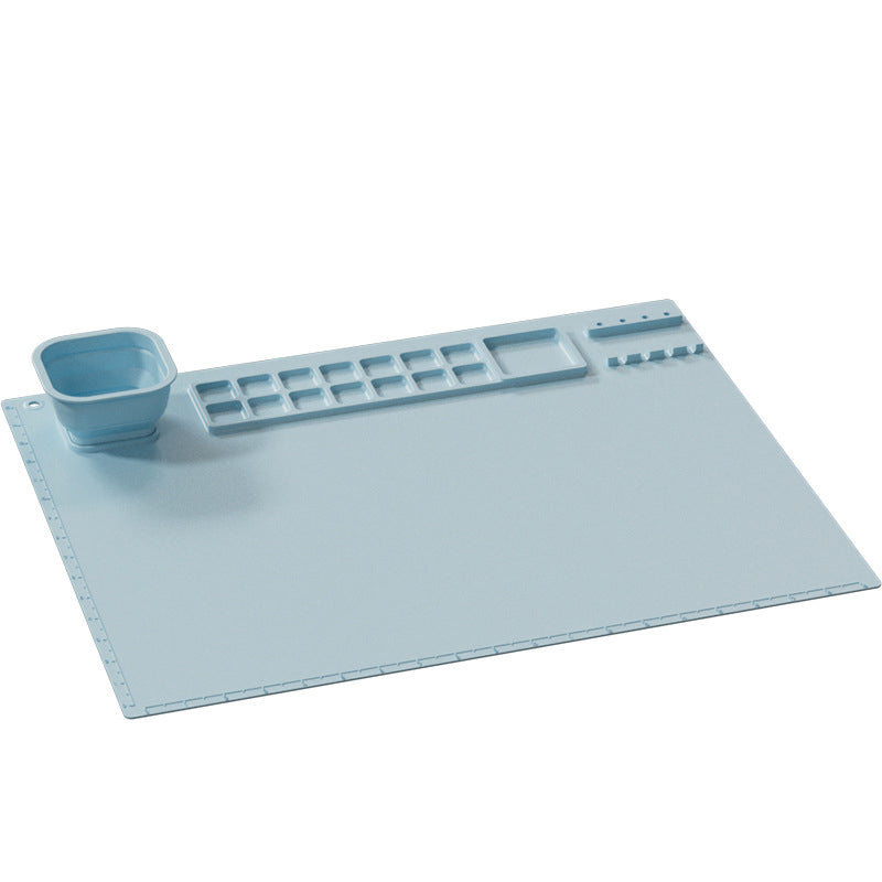 Gluschwein - Silikon-Malmatte BLAU
