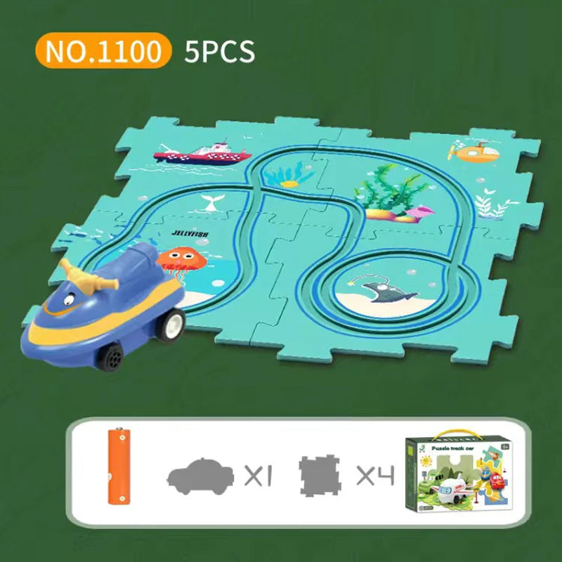 Gluschwein - Puzzle Spielzeugauto Meer Serie