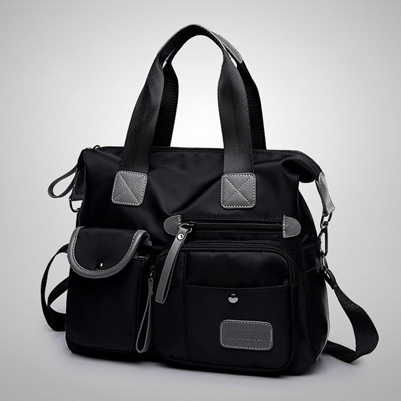 Gluschwein - Neue Nylon-Stofftasche für Damen, Oxford-Stofftasche Schwarz