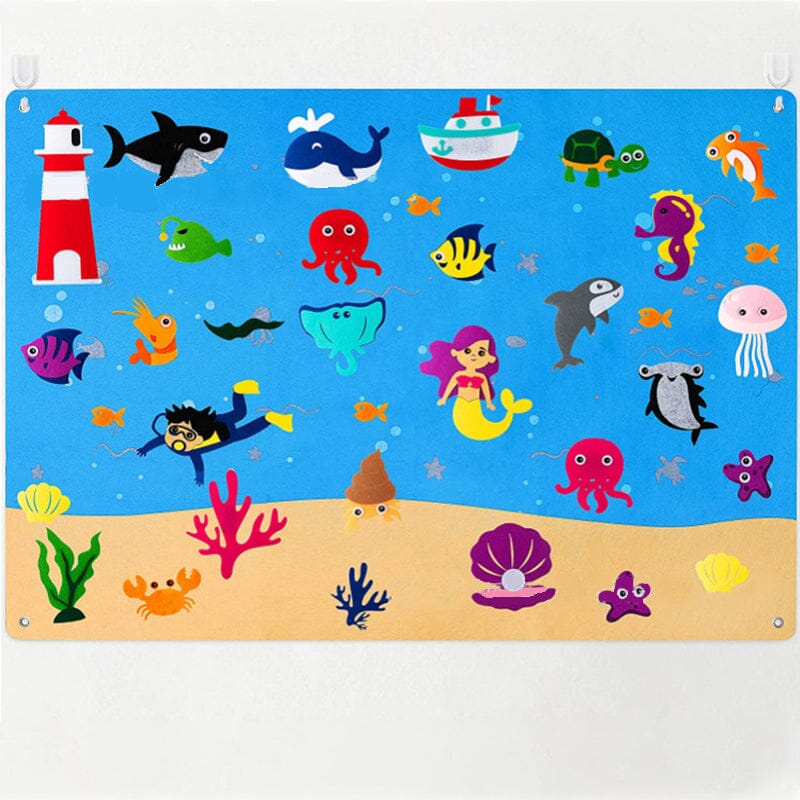 Graphiques en flanelle pour enfants