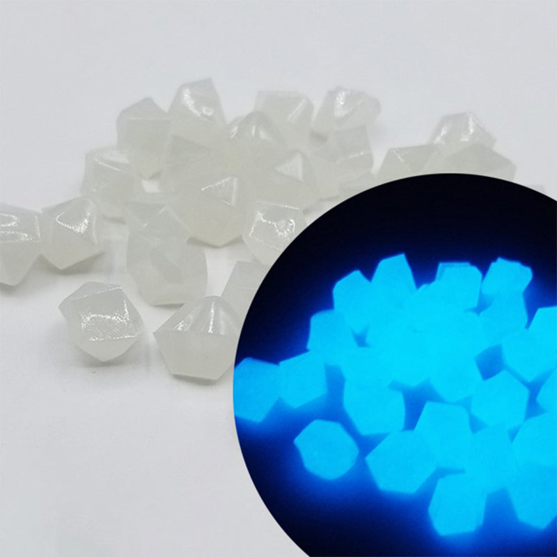 Gluschwein - Mini Leuchtende Edelsteine Weiß 14*11mm