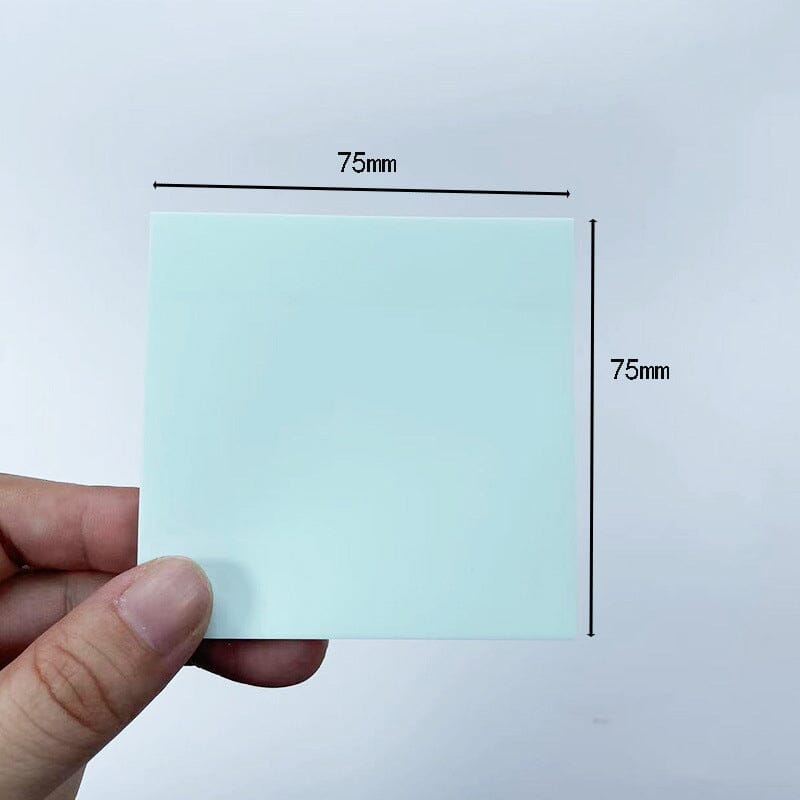 Gluschwein - Transparente Haftnotizen Grün*5