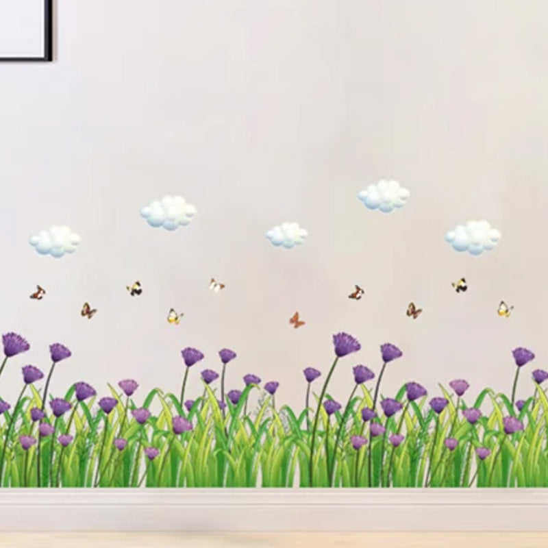 Gluschwein - Natürliche 3D-Blumen-Wanddekoration aus grünem Gras