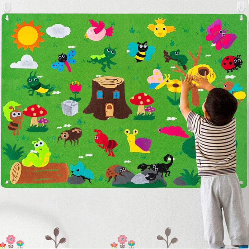 Graphiques en flanelle pour enfants