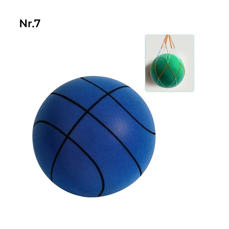 Gluschwein - Silent-Basketball für Kinder im Innenbereich Nr. 7(Für über 14 Jahre alt) Blau