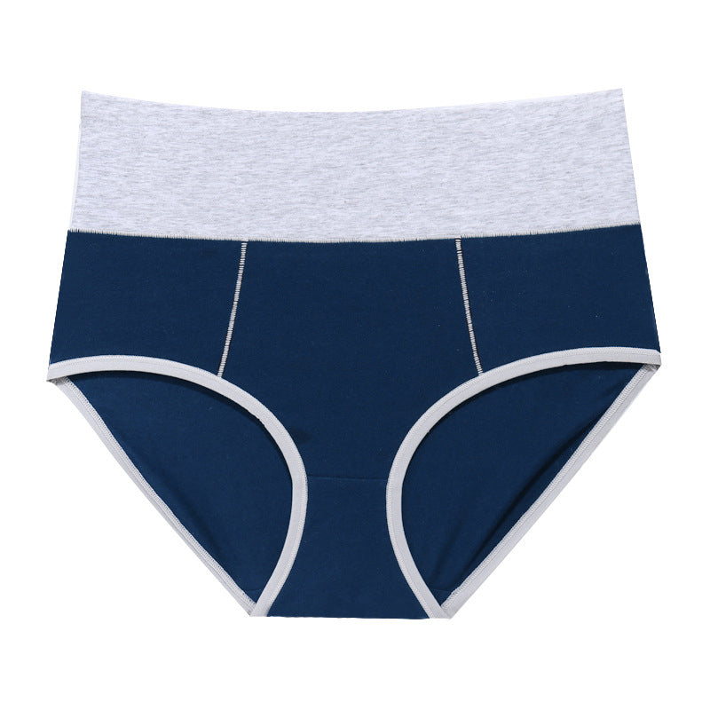 Gluschwein - Neue Baumwollhöschen mit hoher Taille Blau