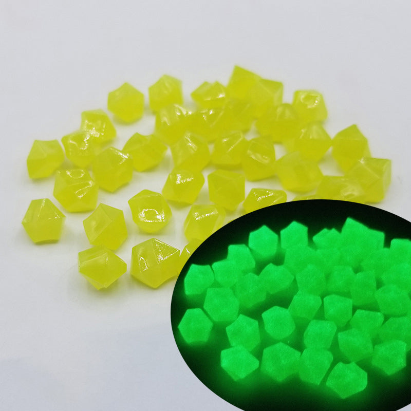 Gluschwein - Mini Leuchtende Edelsteine Gelb 14*11mm