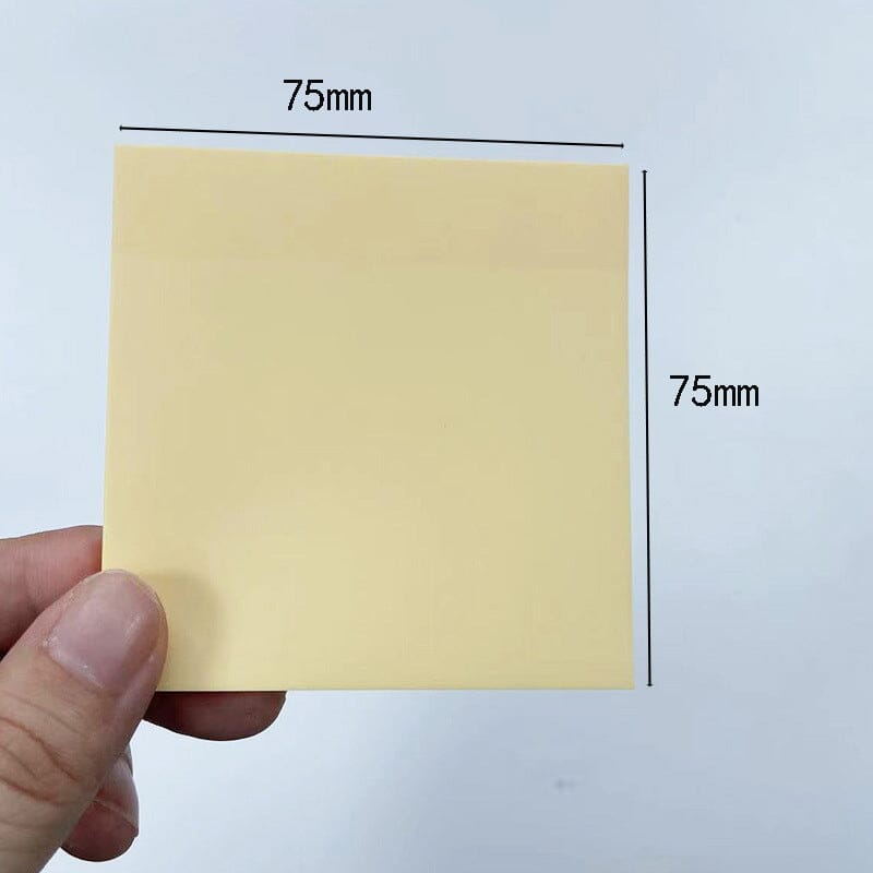 Gluschwein - Transparente Haftnotizen Gelb*5b