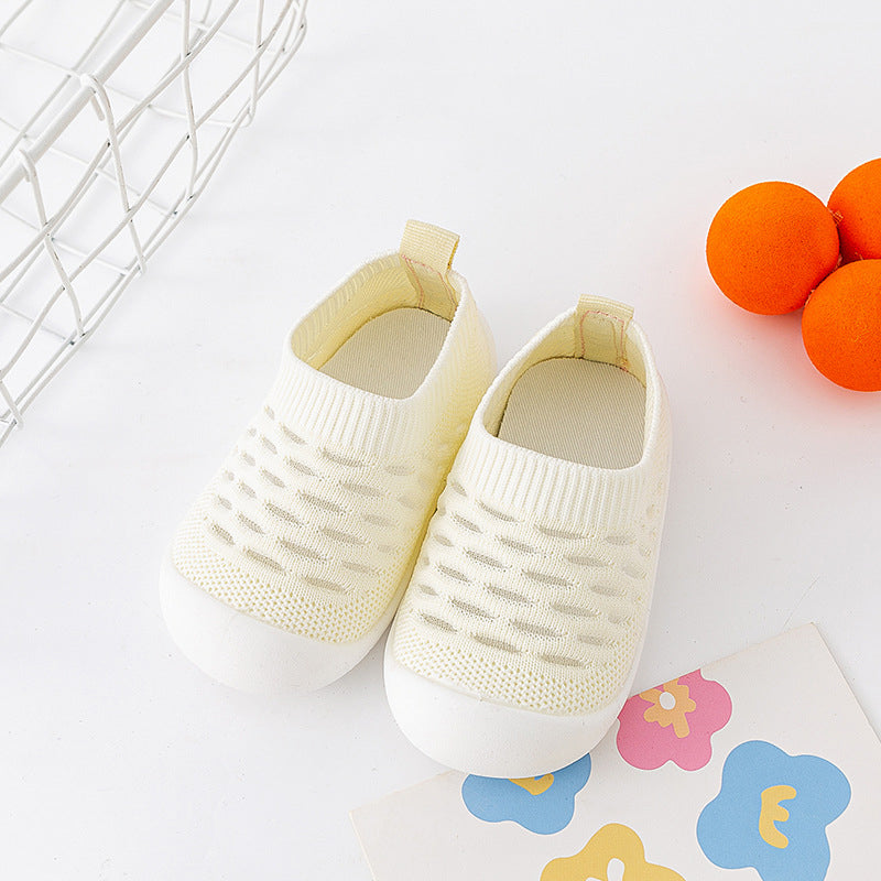 Gluschwein - Rutschfeste Baby-Mesh-Schuhe Gelb