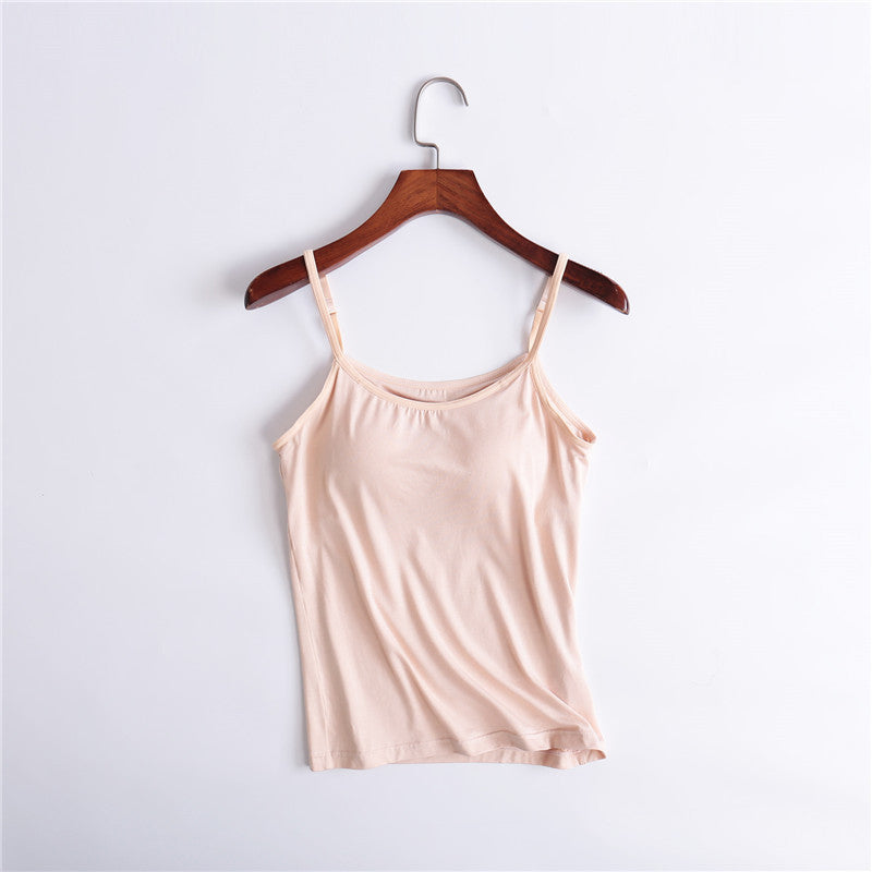 Gluschwein - Bequeme Sportweste Mit Brustpolster Beige