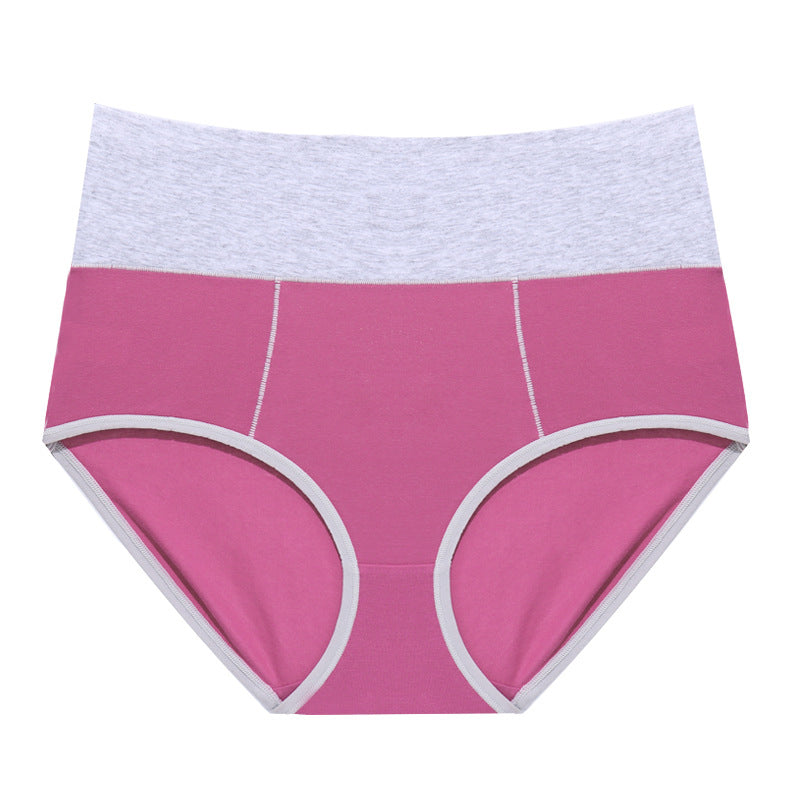 Gluschwein - Neue Baumwollhöschen mit hoher Taille Fuchsie