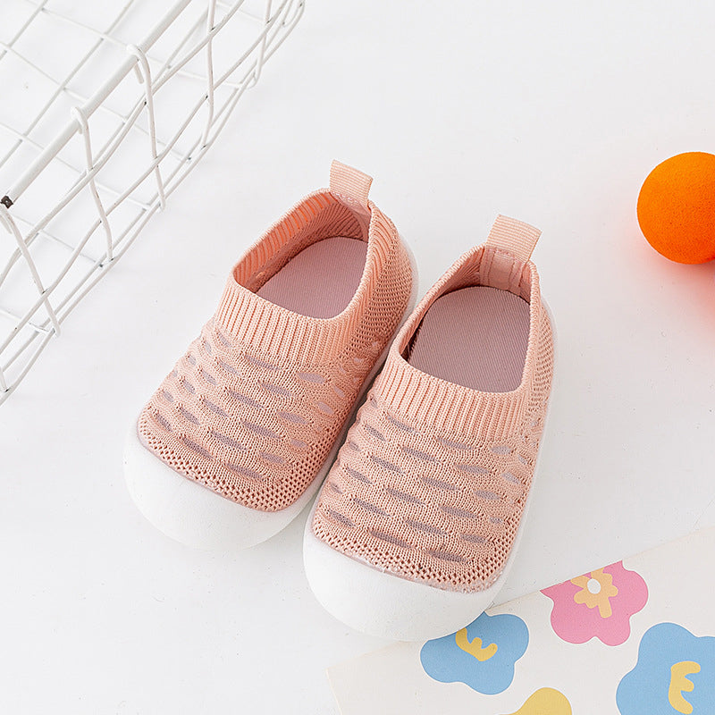 Gluschwein - Rutschfeste Baby-Mesh-Schuhe Rosa