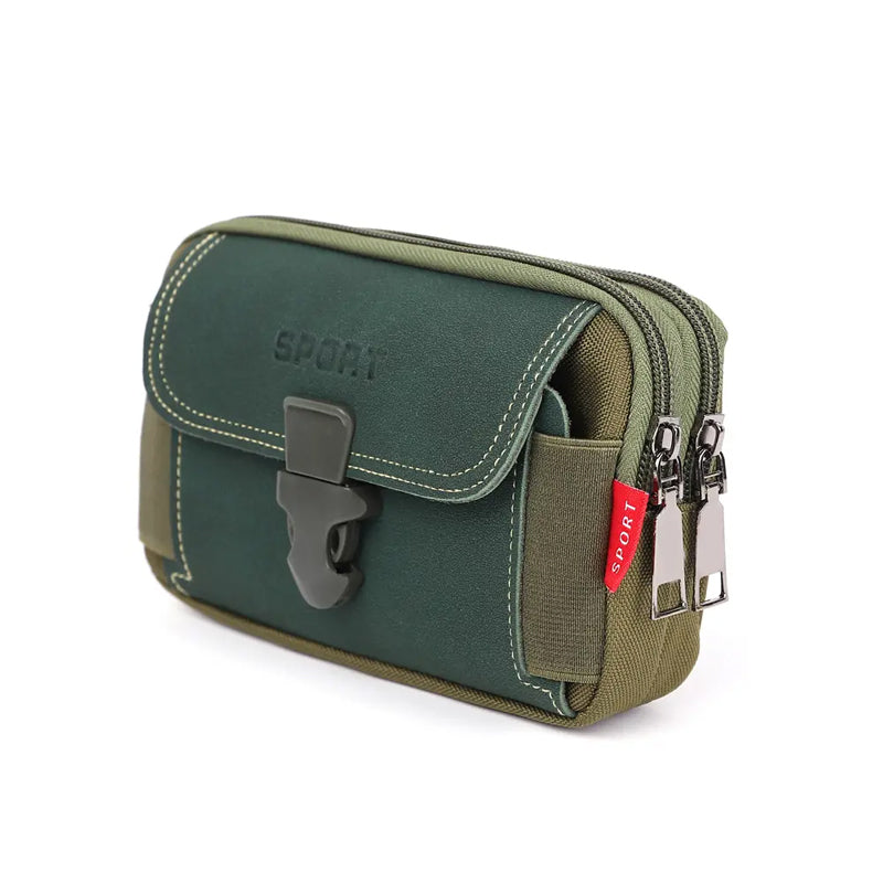 Gluschwein - Multifunktionale Gürtel-Handytasche für Herren Grün A