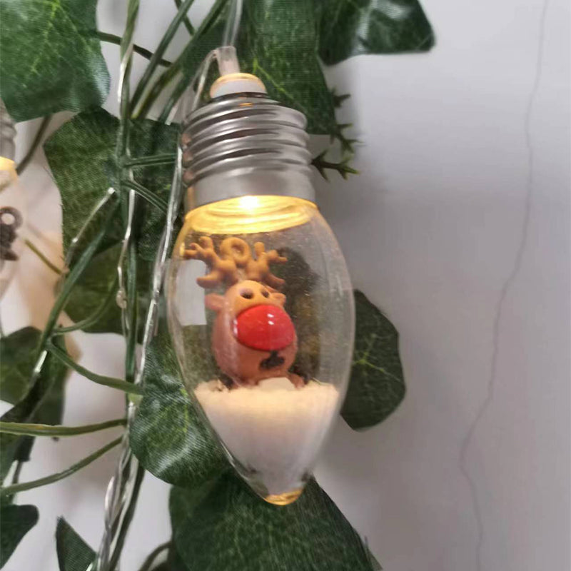 Gluschwein - Weihnachts-LED-Lichterkette Weihnachtshirsch
