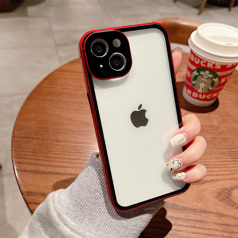 Gluschwein - Doppelseitige iPhone-Hülle mit Schnalle Rot