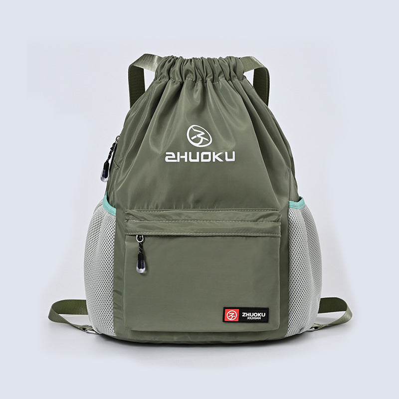 Gluschwein - Casual Sport Kordelzug Rucksack Grün