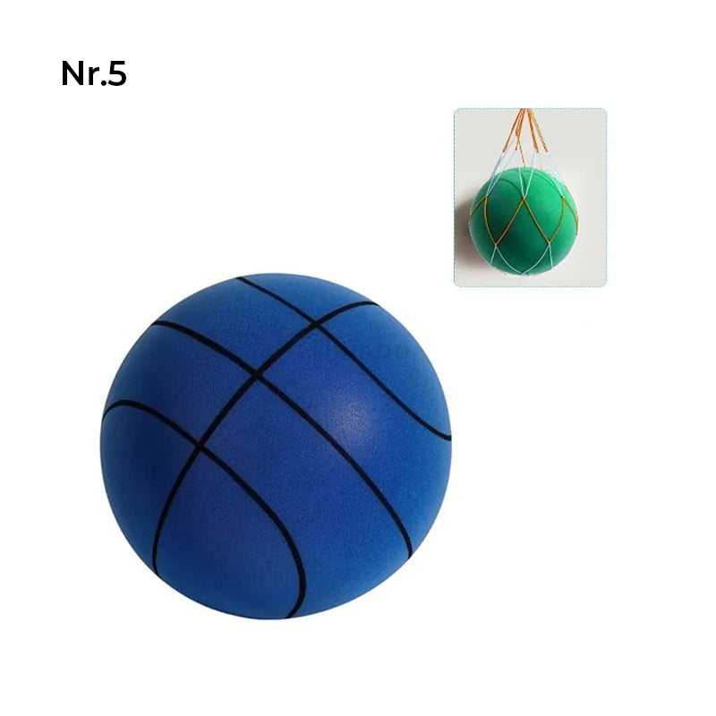 Gluschwein - Silent-Basketball für Kinder im Innenbereich Nr. 5(Für 7-13 Jahre alt) Blau