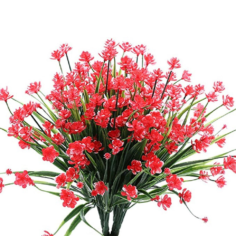 Gluschwein - Künstliche Blumen im Freien Rot 2 stk
