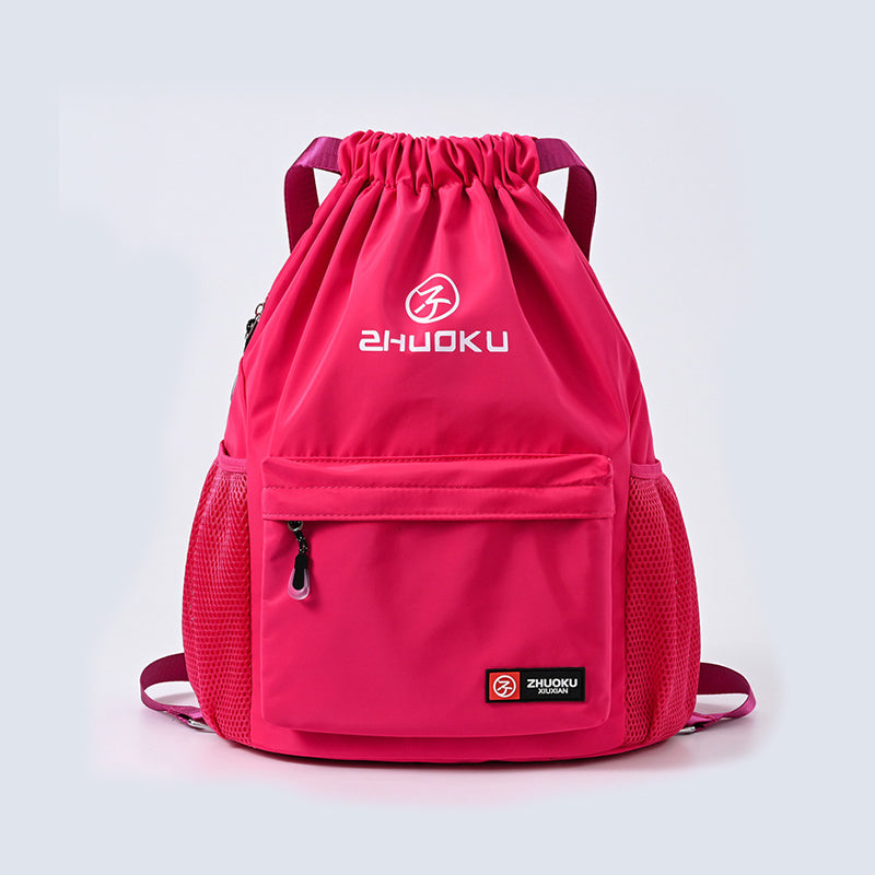 Gluschwein - Casual Sport Kordelzug Rucksack Dunkelpink