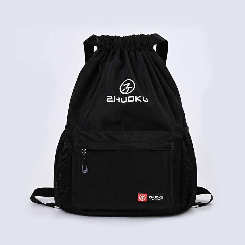 Gluschwein - Casual Sport Kordelzug Rucksack Schwarz