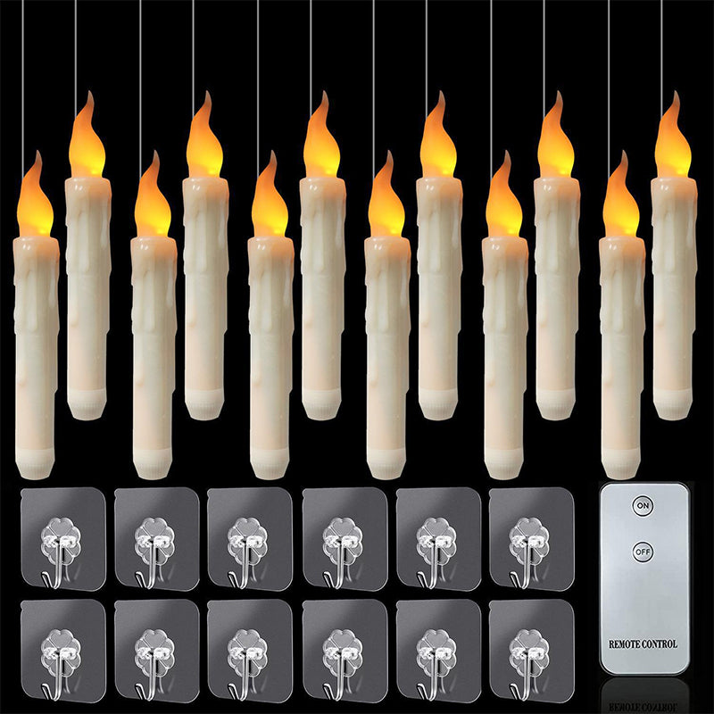 Bougies flottantes fantaisie avec télécommande baguette