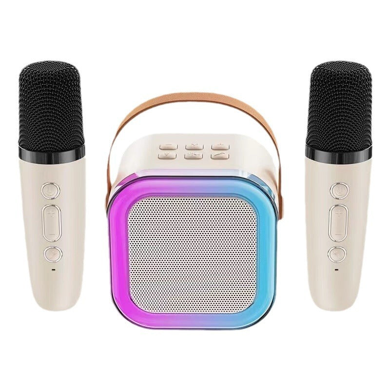 Gluschwein - Mini-Karaoke-Maschine mit kabellosen Mikrofonen