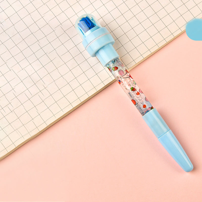 Gluschwein - Magisch blasender Kugelschreiber für Kinder Himmelblau