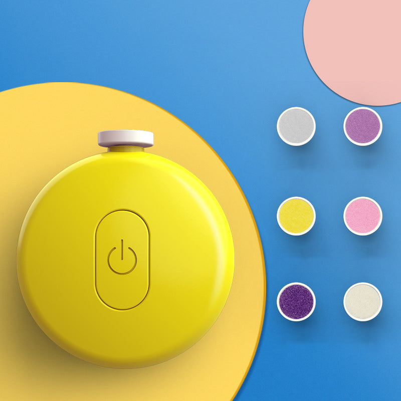 Gluschwein - Elektrischer Baby-Nagelschneider Gelb