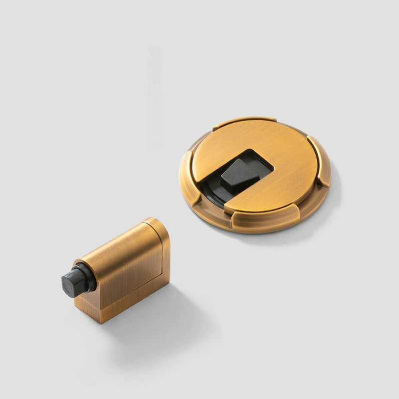 Tope de puerta invisible silencioso que absorbe el suelo a prueba de viento