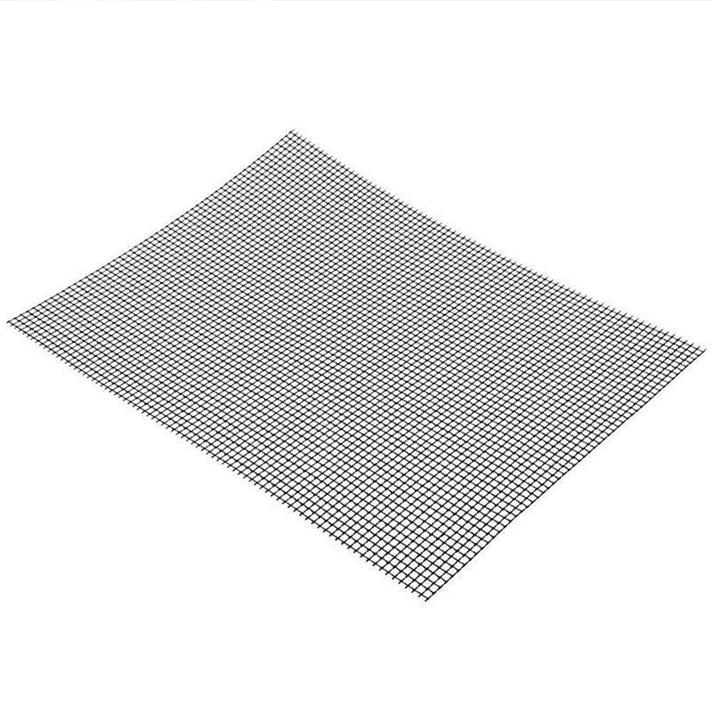 Gluschwein - Teflon Netz Grillmatte antihaft wiederverwendbar, eckig 33x40 cm, 1/3 pc