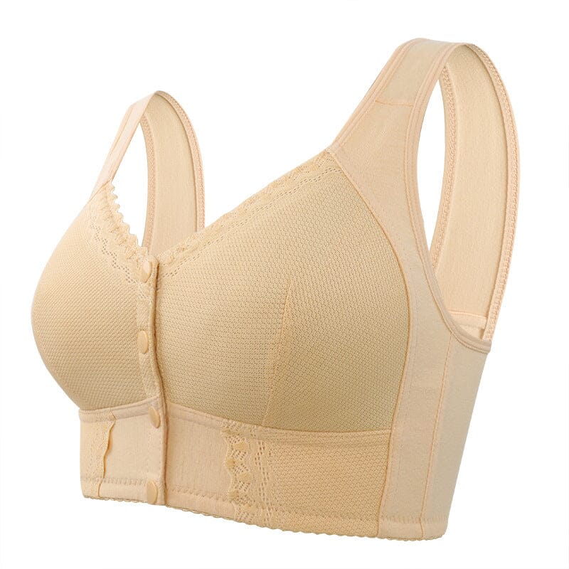 Gluschwein - BH mit Frontverschluss und atmungsaktivem Design beige