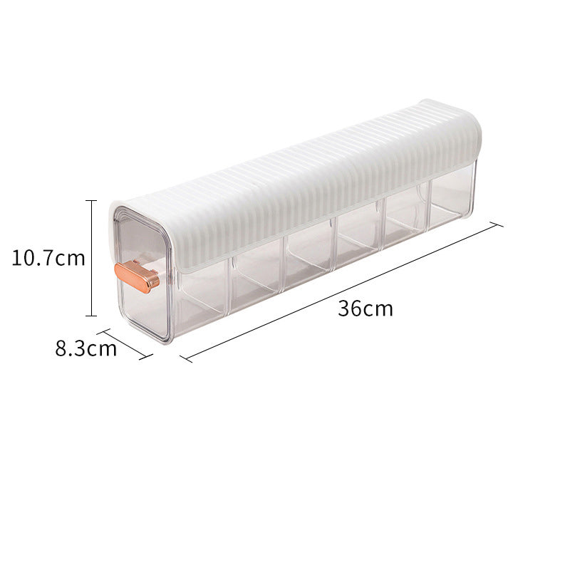 Gluschwein - Keine Spur an der Wand befestigte transparente Unterwäsche-Aufbewahrungsbox Weiss