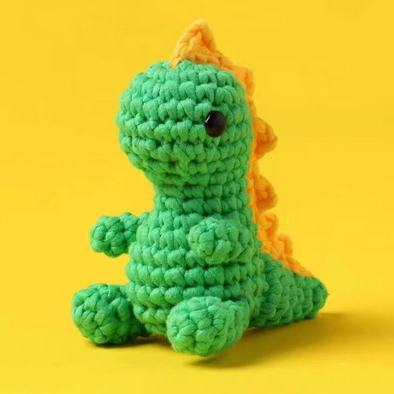 Gluschwein - Bunte gehäkelte Dinosaurier