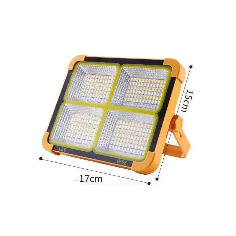 Gluschwein - Tragbare Solar-Außenleuchte Kleiner Sonderpreis - Orange 4 Gitter