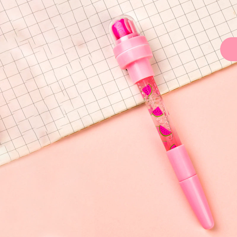 Gluschwein - Magisch blasender Kugelschreiber für Kinder Rosa