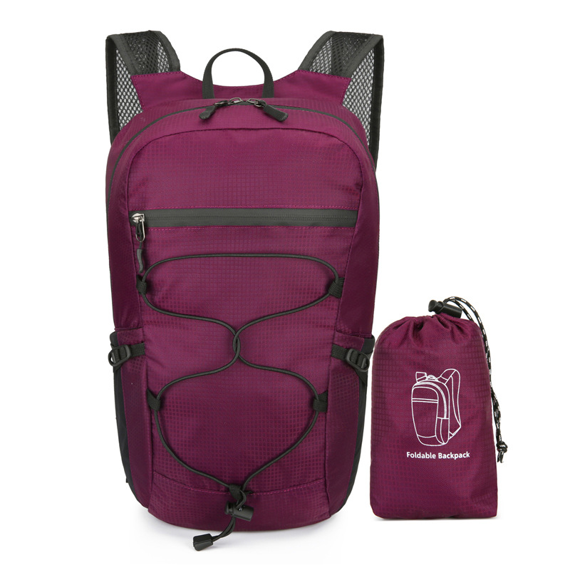 Gluschwein - Praktischer faltbarer Rucksack Lila
