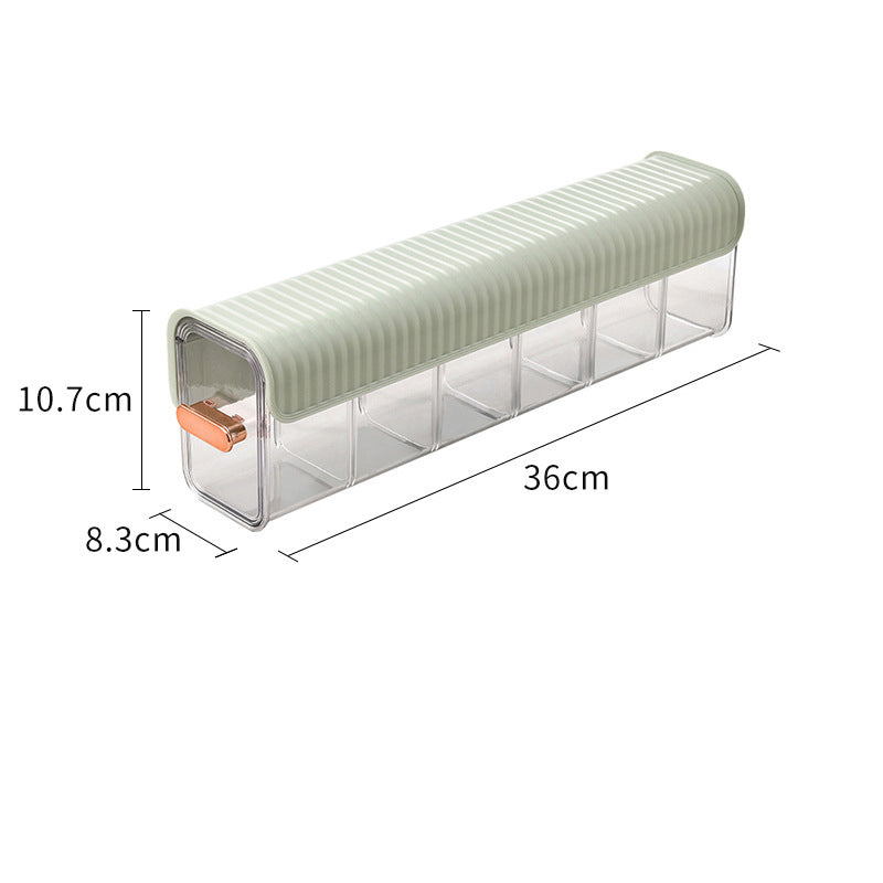 Gluschwein - Keine Spur an der Wand befestigte transparente Unterwäsche-Aufbewahrungsbox Grün