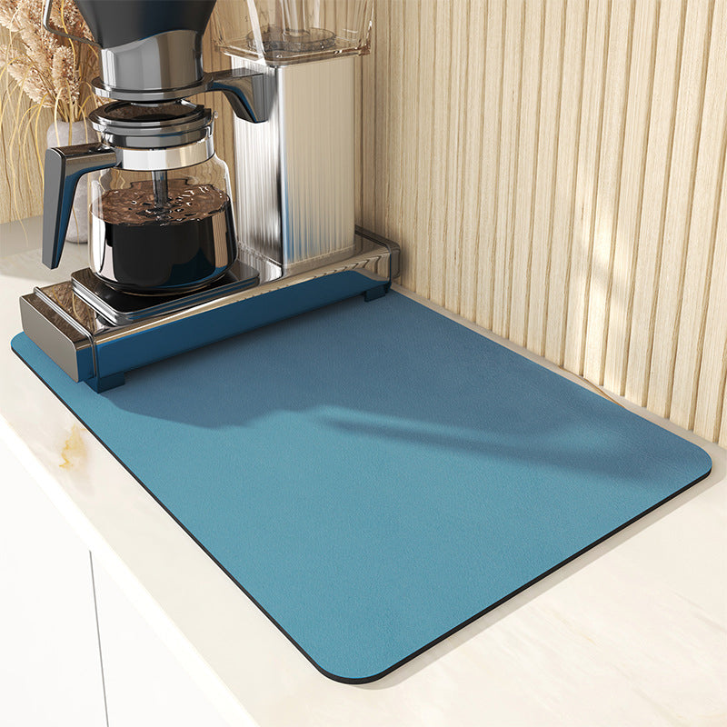 Gluschwein - Super saugfähige Abtropfmatte für die Küche Marineblau