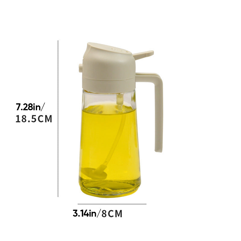 Gluschwein - 2 in 1 Glas-Ölzerstäuber & Spender Beige