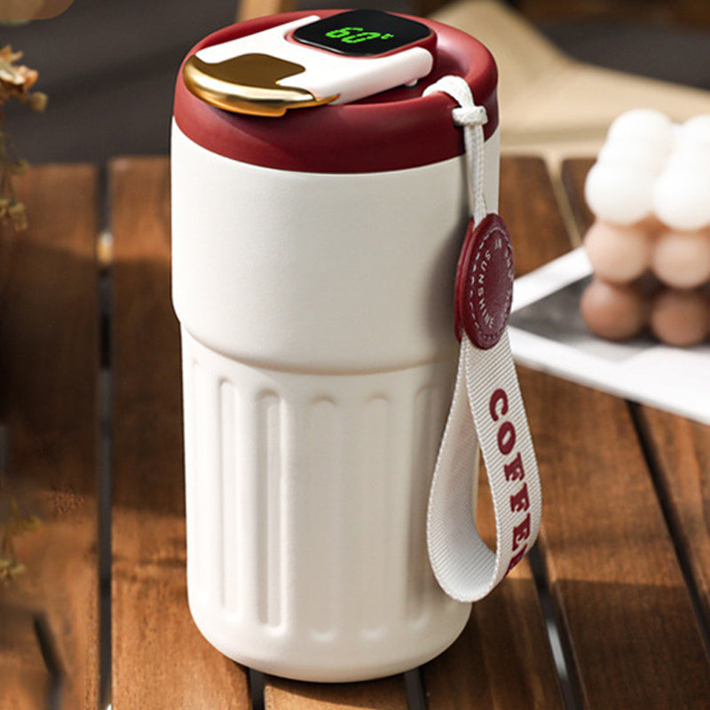 Gluschwein - Intelligente Kaffeetasse weinrot