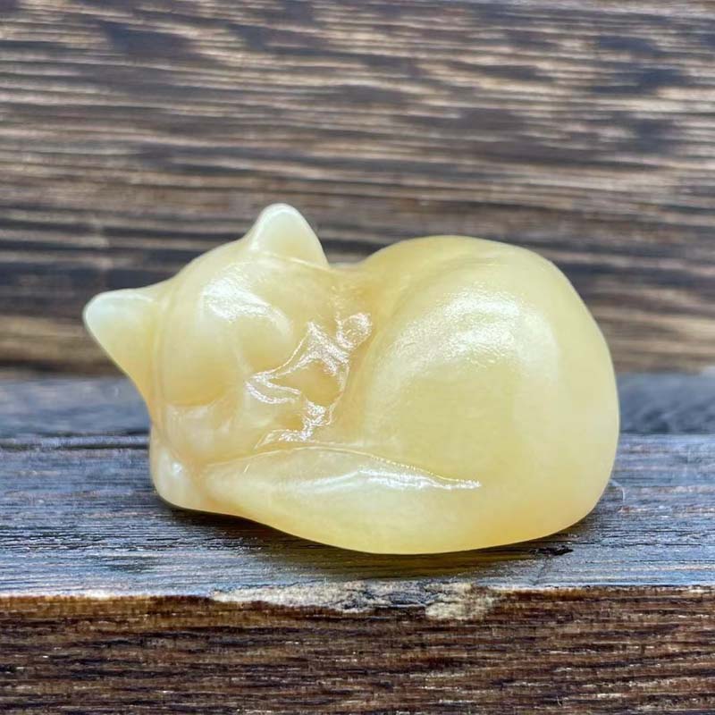 Gluschwein - Süße schlafende Katzendekoration