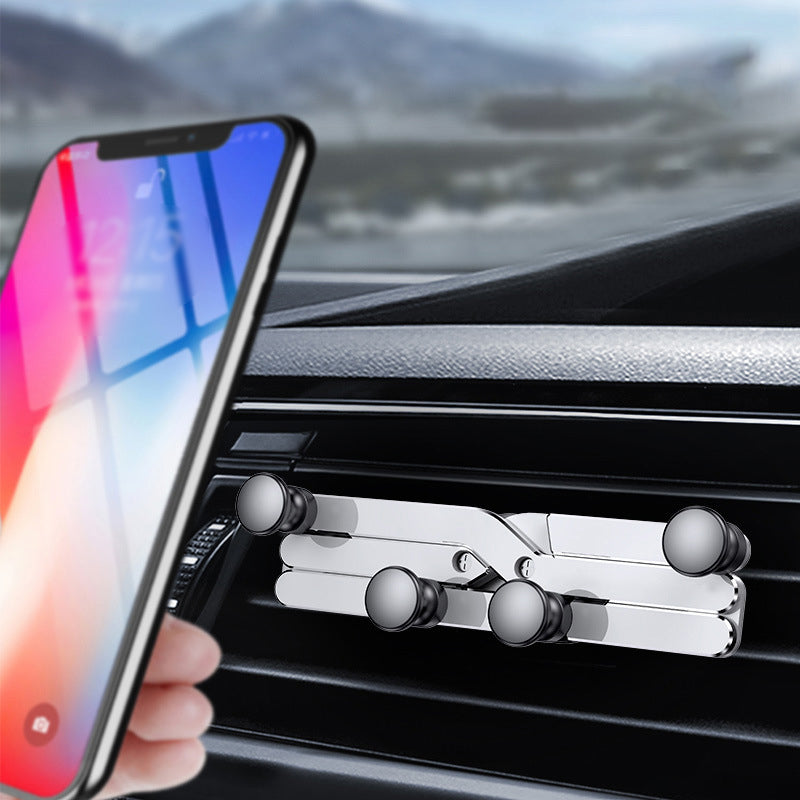 Gluschwein - Ein-Wort-Verformung der Auto-Luftauslasshalterung Silber