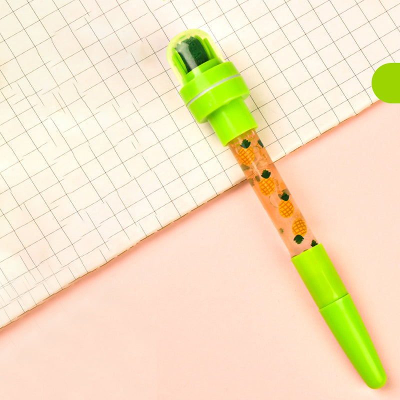 Gluschwein - Magisch blasender Kugelschreiber für Kinder Grasgrün