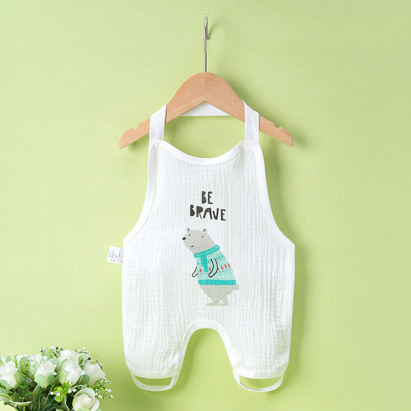 Gluschwein - Dünner Anti-Kälte-Pyjama aus Baby-Baumwolle Bär