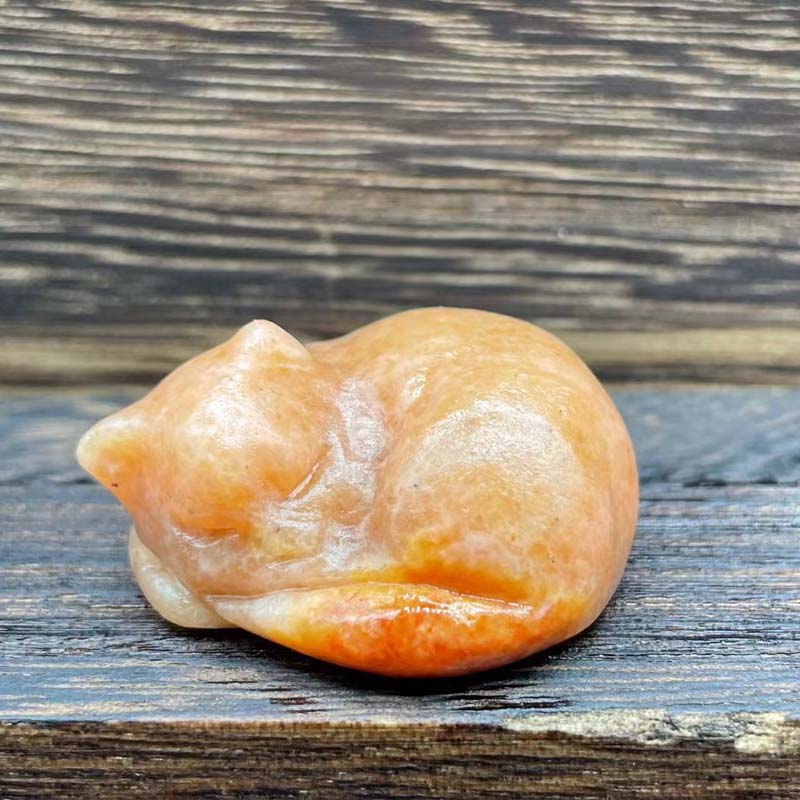 Gluschwein - Süße schlafende Katzendekoration