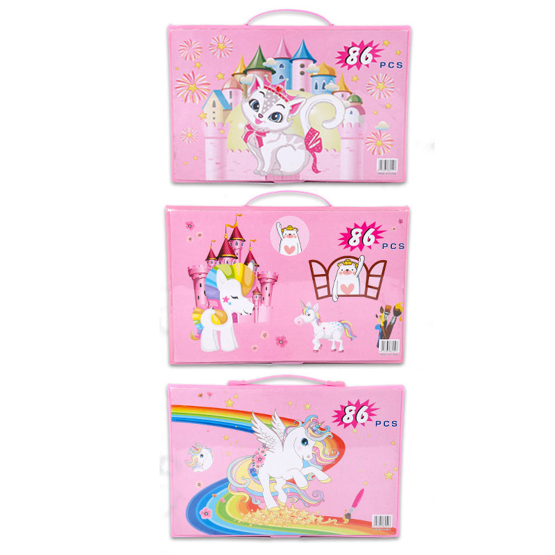 Gluschwein - Kunst-Kreativitätsset mit 86 Teilen Rosa (zufällige Muster)