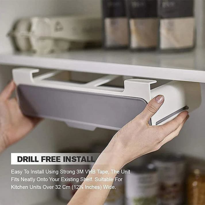 50 % de descuento - GlideShelf - Especiero colgante con cajón extraíble - Oferta limitada
