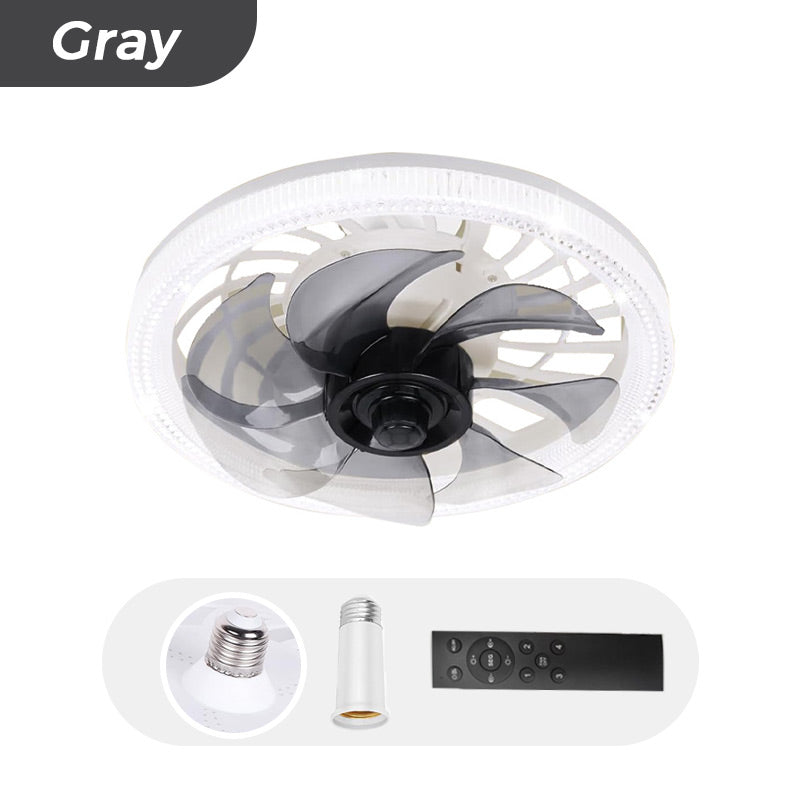 💥2-in-1 stummes, einstellbares Ventilatorlicht mit Fernbedienung