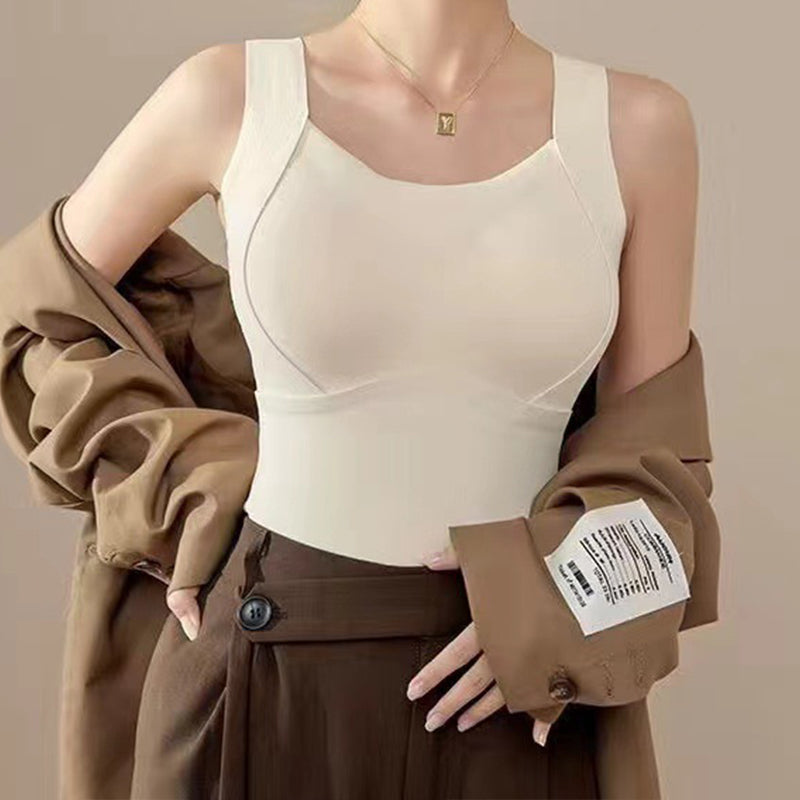 1+1 Gratuit | Débardeur | Chaud, confortable et sans coutures avec soutien-gorge intégré