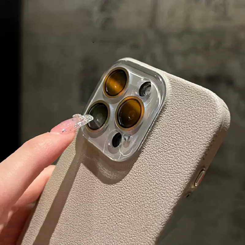 50% de descuento por tiempo limitado | Funda minimalista con textura de cuero para iPhone 12-16